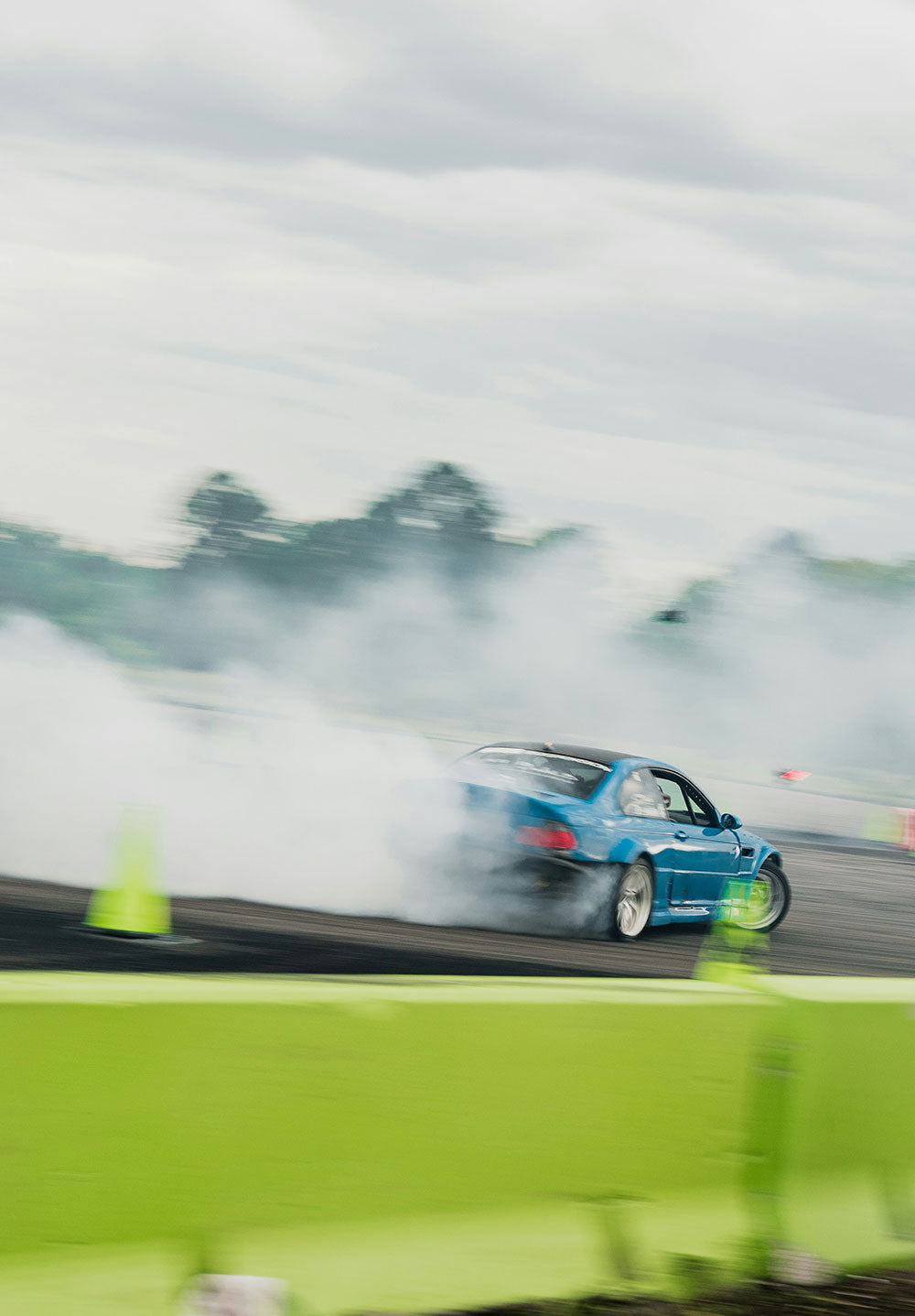 Blue Drift Car Track Day