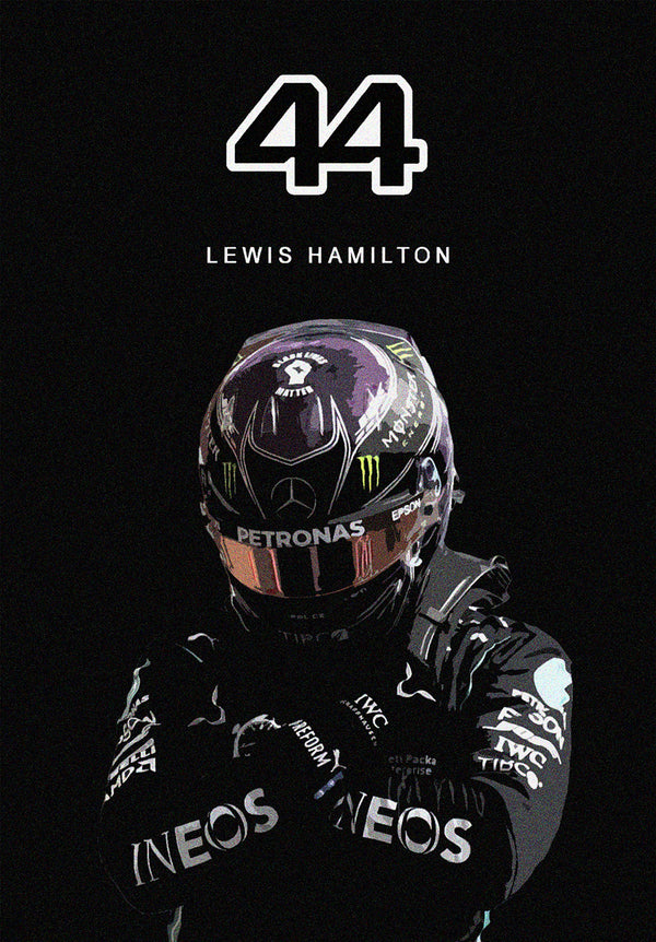 Lewis Hamilton Poster