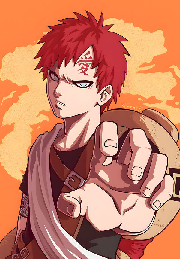 Garaa Naruto Anime Poster