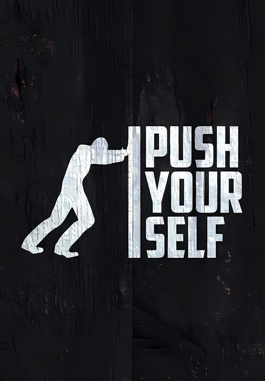 Push Yourself – Workout Motivation Poster