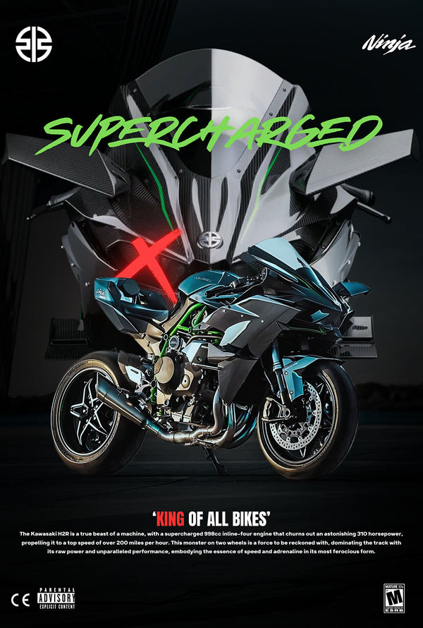 Kawasaki Ninja H2R Poster