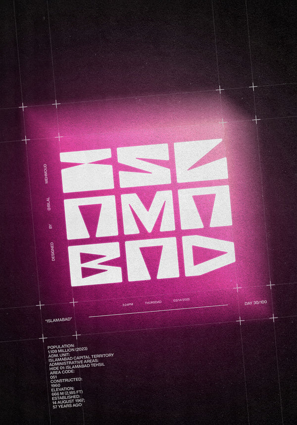 Islamabad City Poster