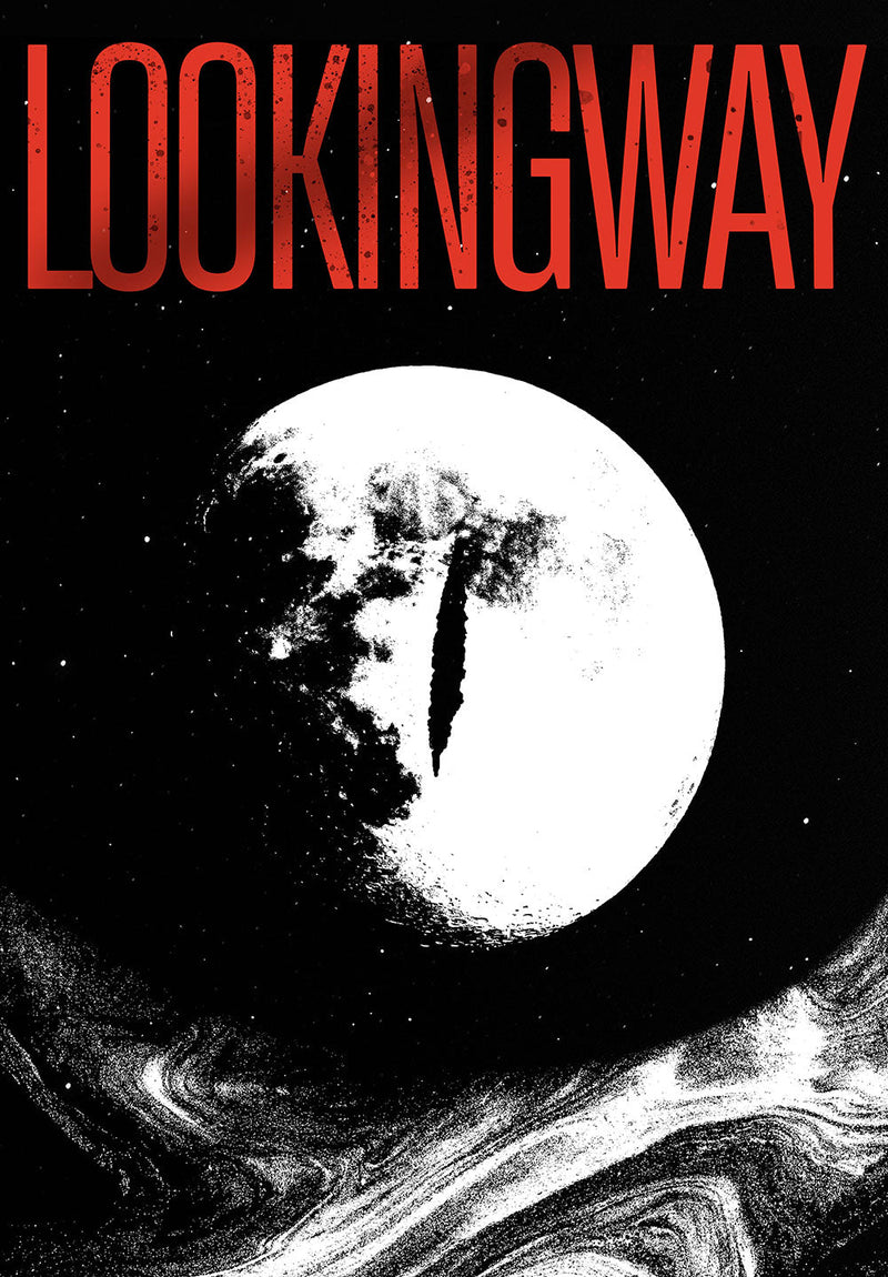 Looking Away space metal poster on stainless steel by Chromaplate