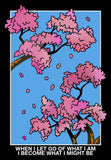 Sakura Trees Japanese Poster