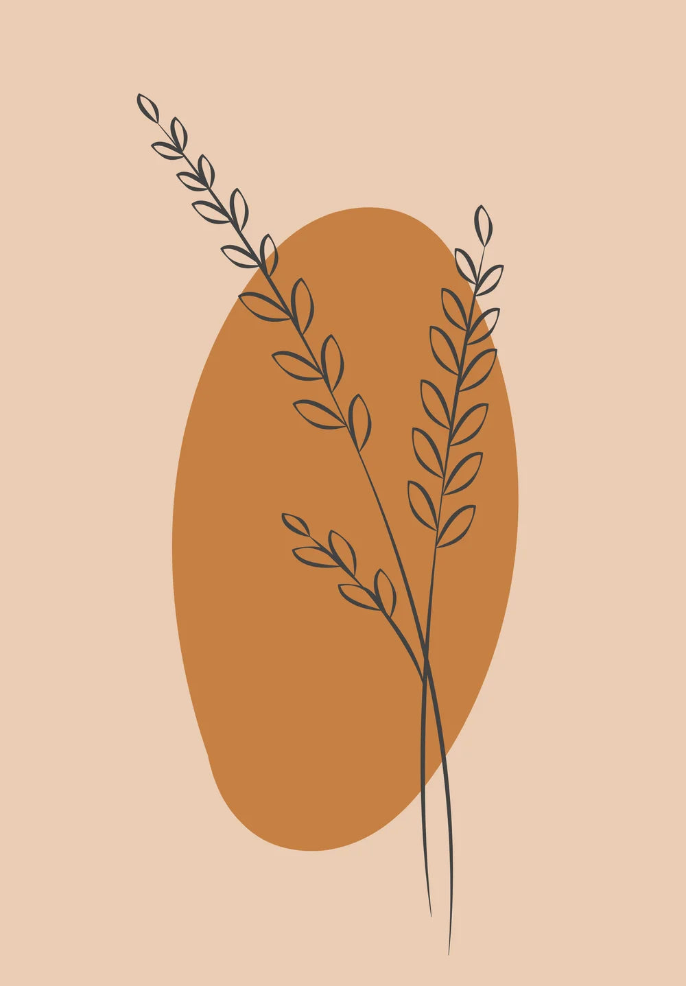 Modern Wheat Orange