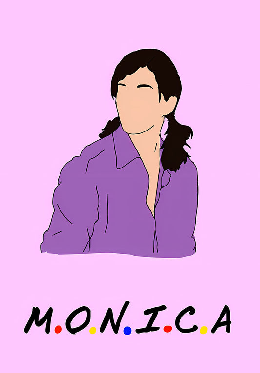 Monica Friends TV Show Poster