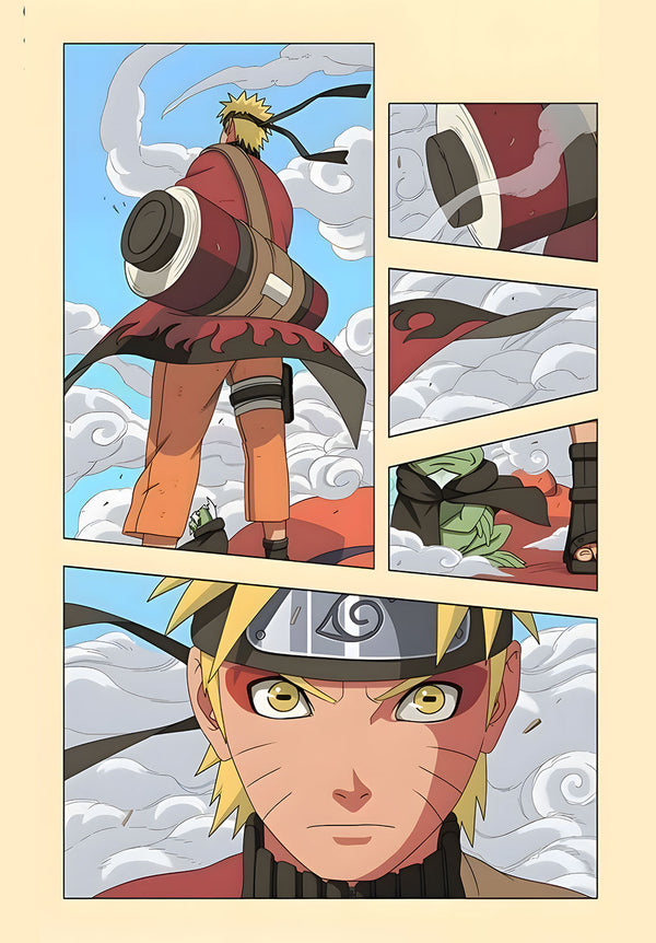 Naruto Sage Mode Anime Poster