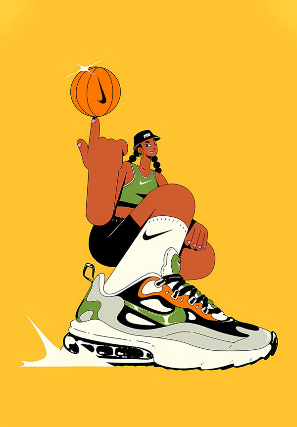 Nike AirMax Green Shoes Poster