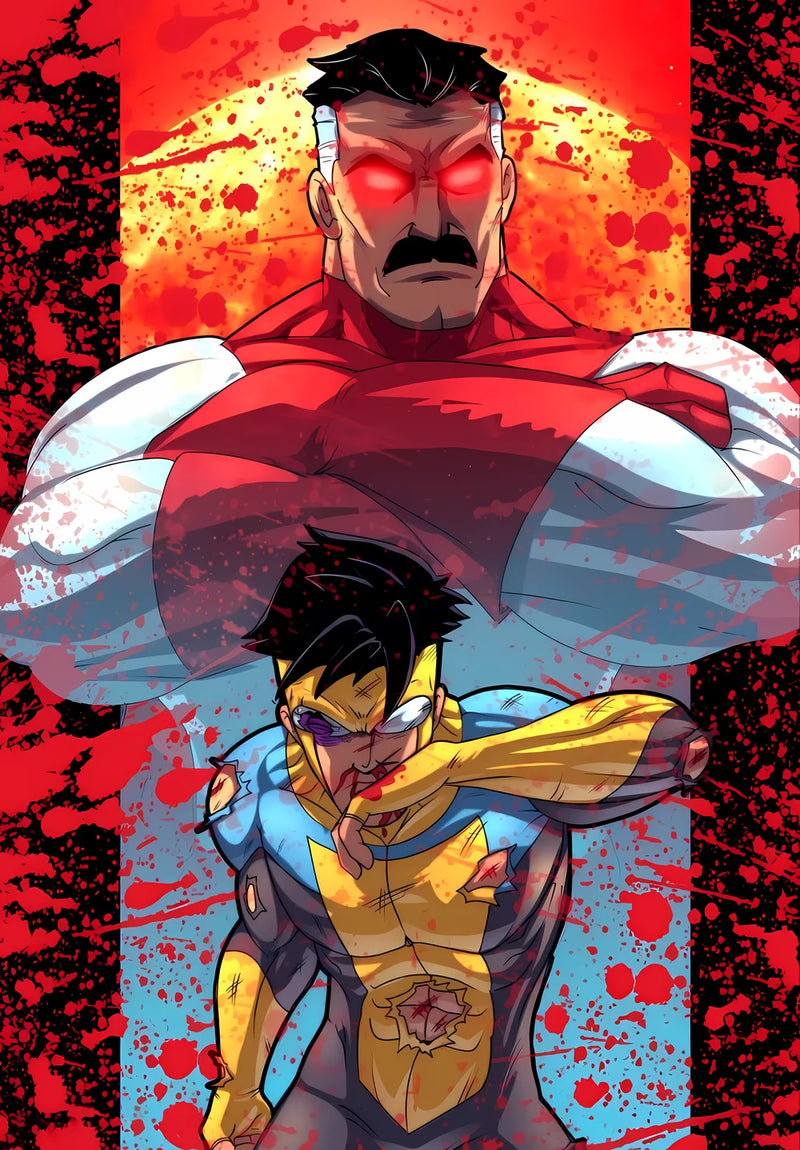 Omni-Man vs Invincible Blood