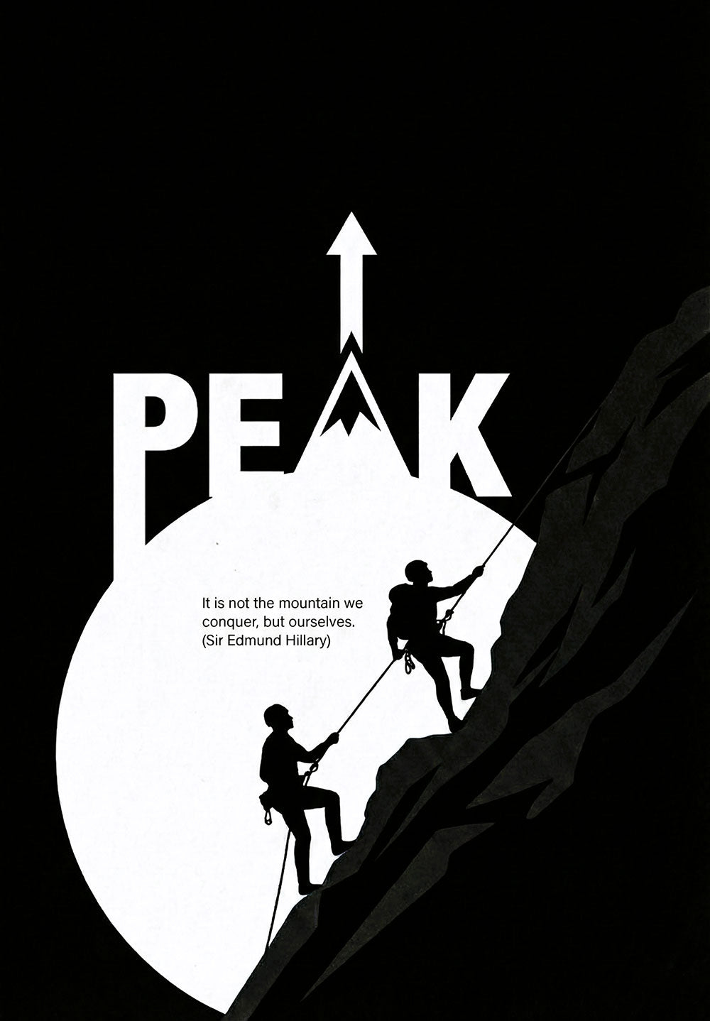 Peak Climber Poster