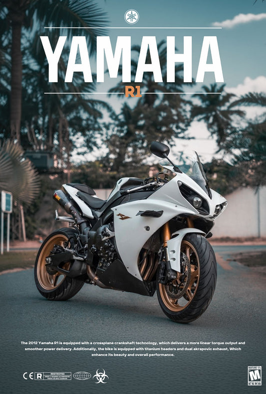 Yamaha R1 Poster