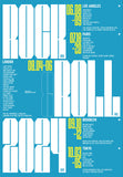 Rock-N-Roll Blue Poster