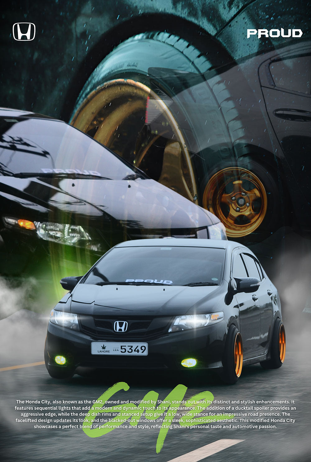 Honda City GM2 Poster
