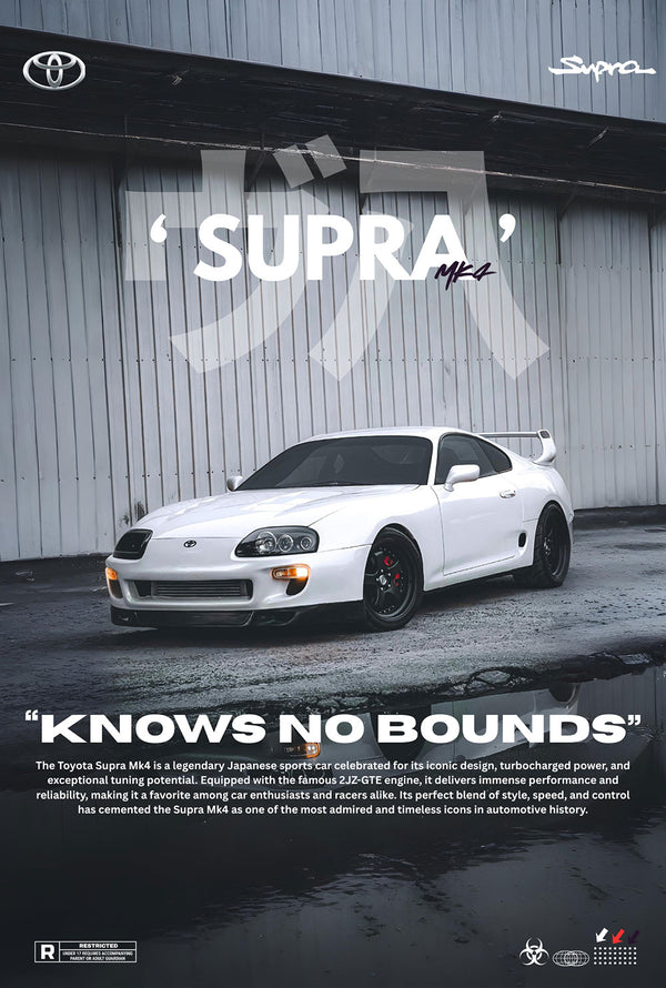 Toyota Supra Mk4 Poster