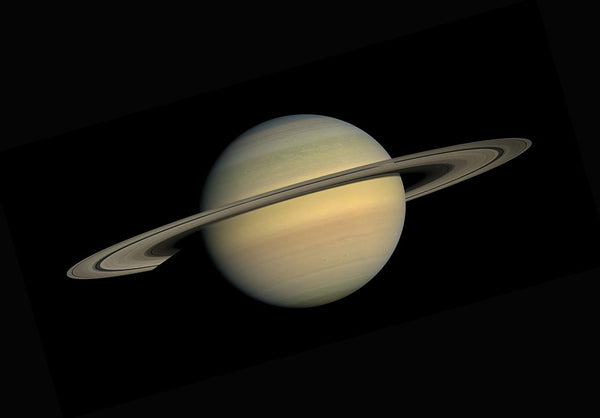 Saturn Rings In Darkness