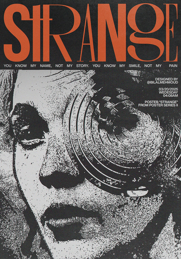 Strange Abstract Poster