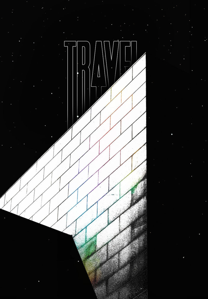 Structural Dream space metal poster on stainless steel by Chromaplate