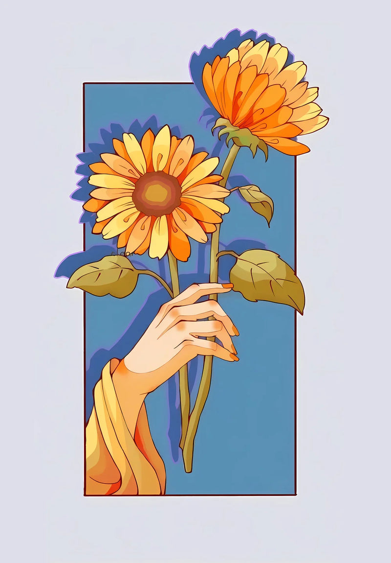 Sunflower In Hand