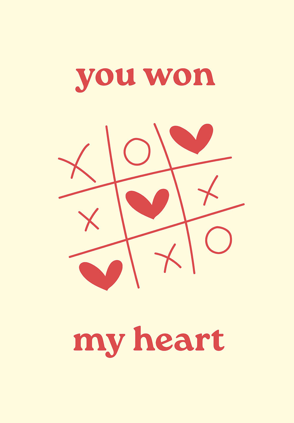 You Won My Heart Poster
