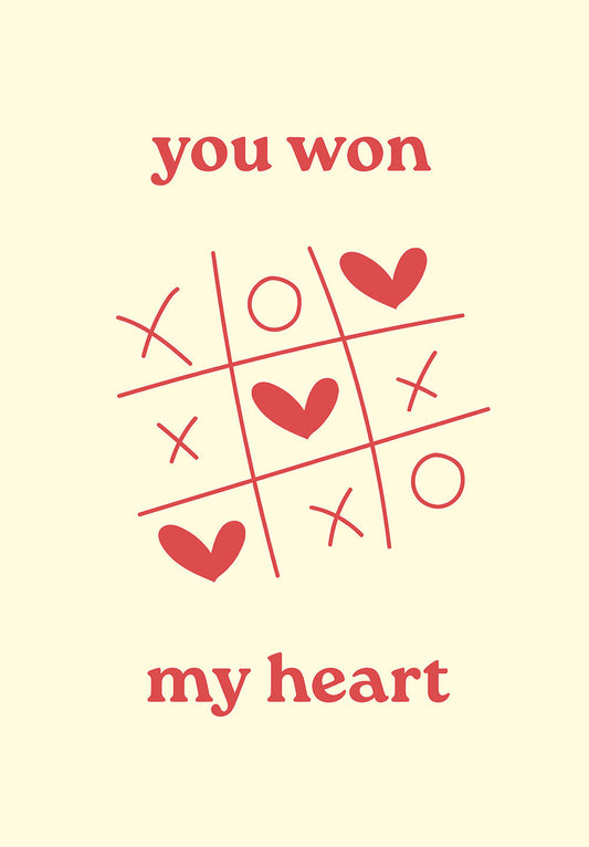 You Won My Heart Poster