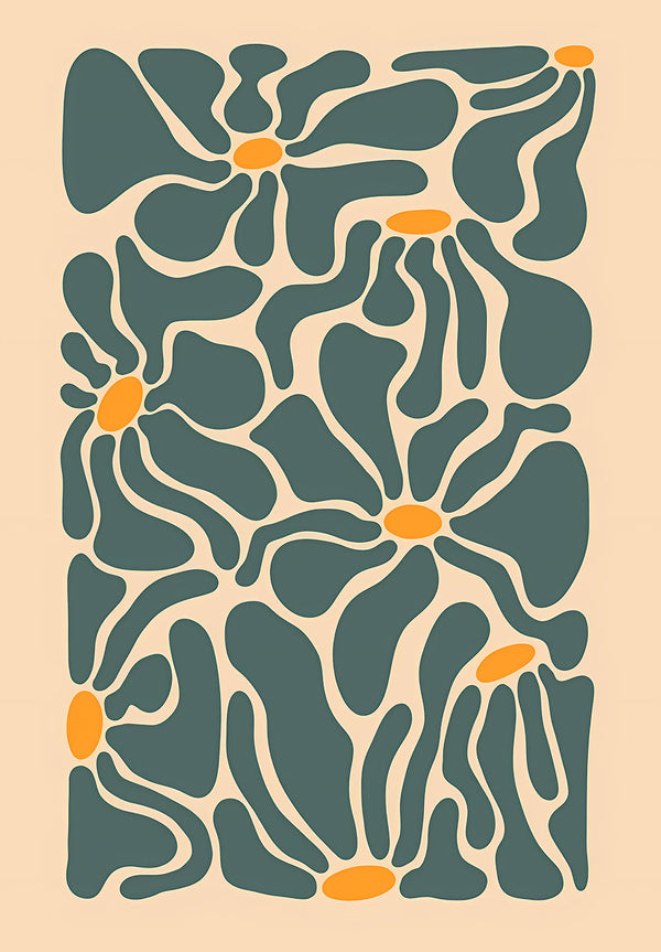 Minimal Flower Plants Poster
