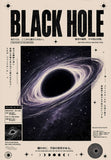 Black Hole Japanese Astronomy Chart