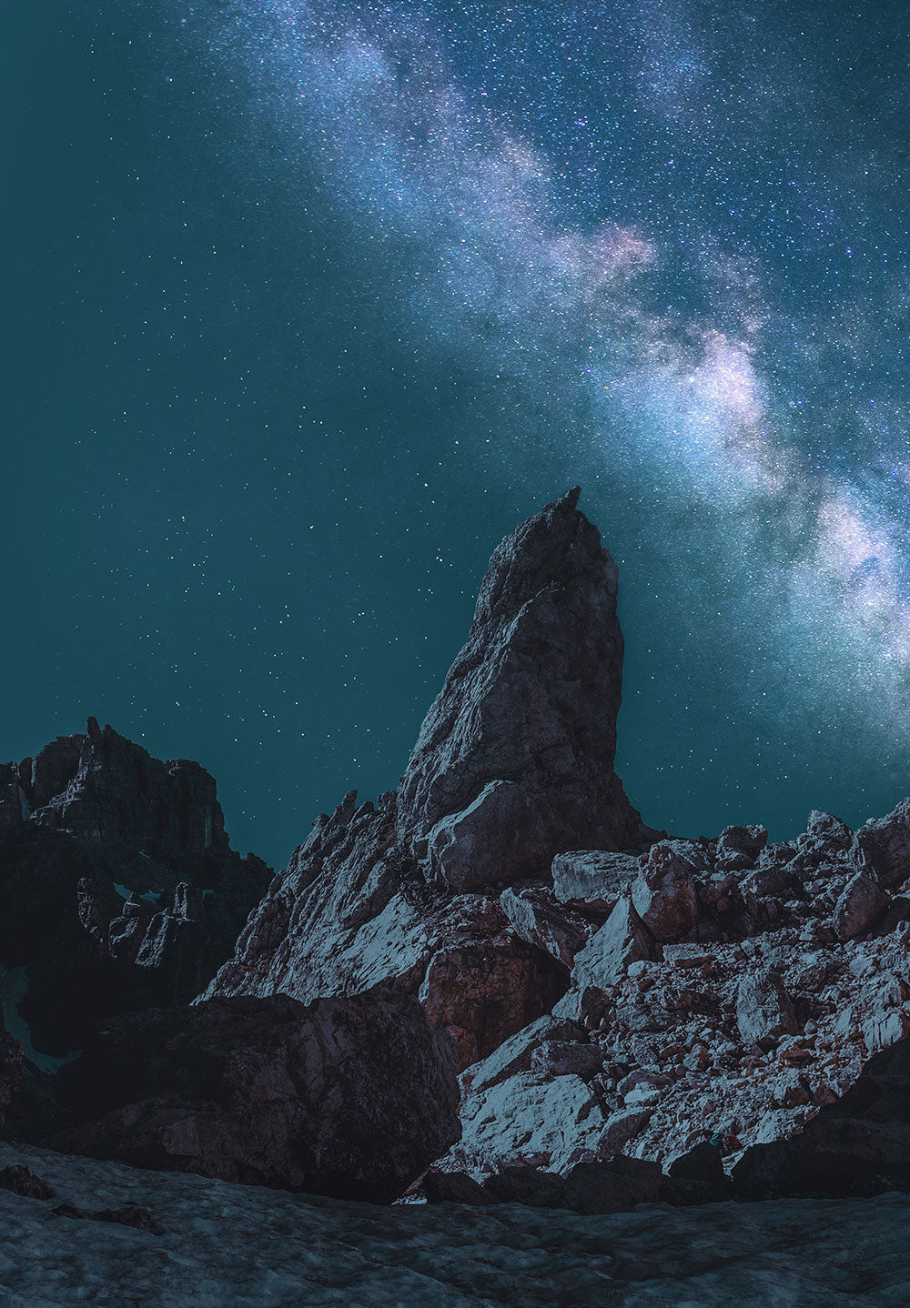 Night Sky Blue Poster