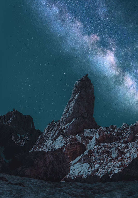Night Sky Blue Poster