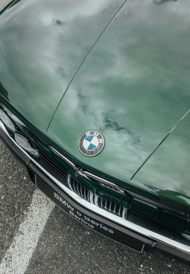 BMW Car Hood car metal poster on stainless steel by Chromaplate