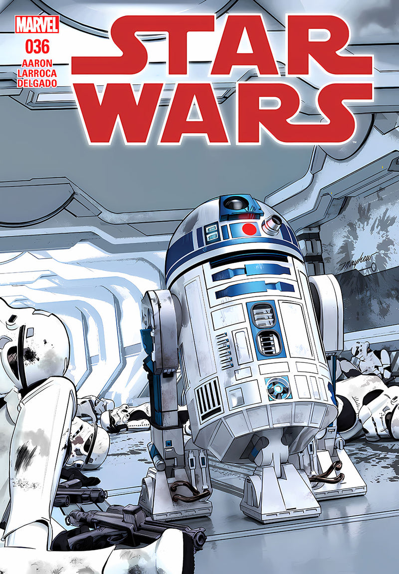 Star Wars comic metal poster design 01 on stainless steel by Chromaplate