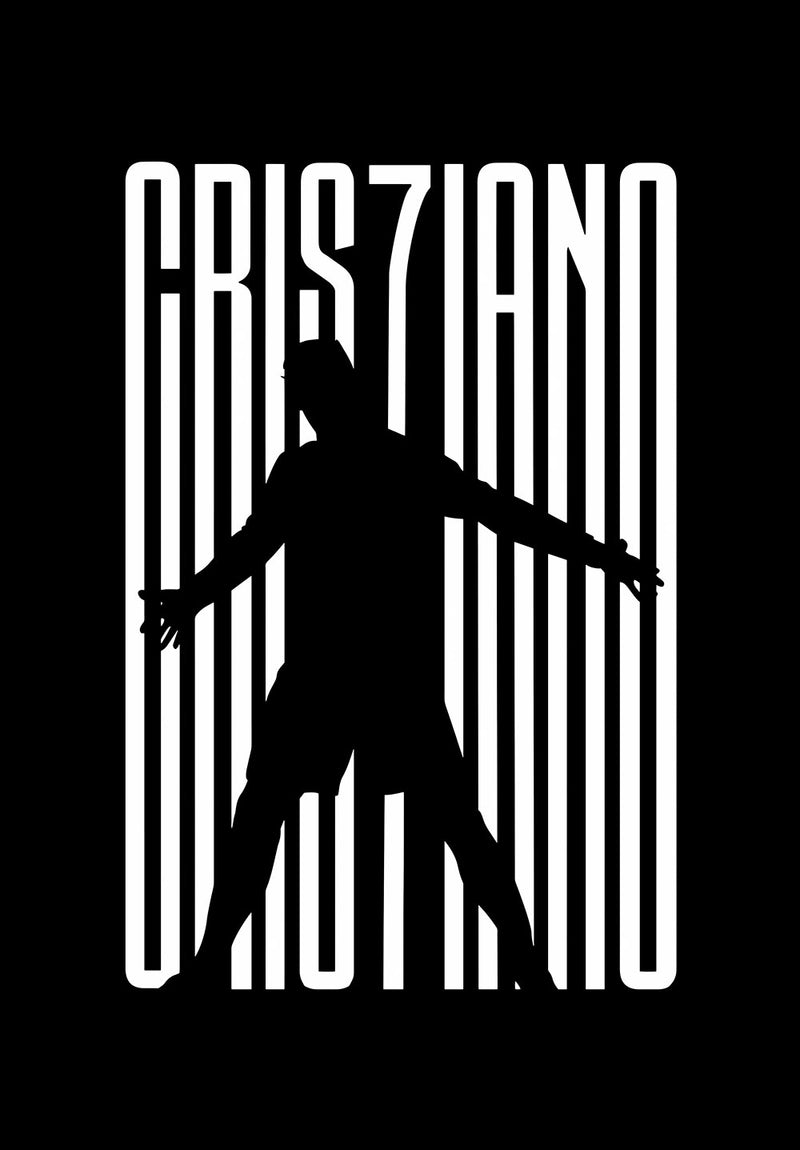 Ronaldo Football Wall Art sports metal poster design 09 on stainless steel by Chromaplate