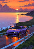 Dodge Challenger Car Poster
