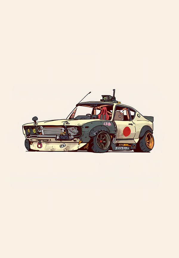 Car Illustration Poster