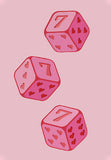 Lucky 777 Dice Poster