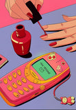 Nail Polish Girl Poster