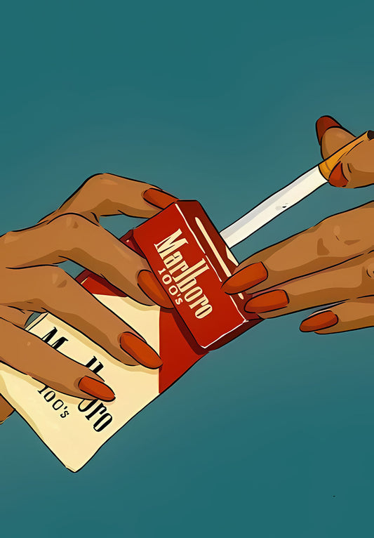 Retro Cigarette Malboro Poster