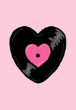Heart Shaped Vinyl Player