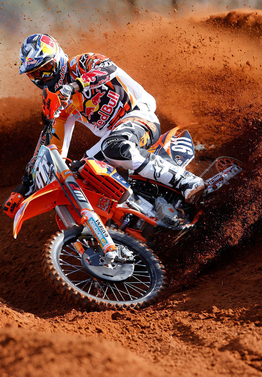 RedBull Dirtbike Poster