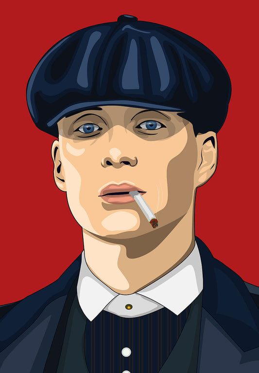 Tommy Shelby -Peaky Blinders Potrait Poster