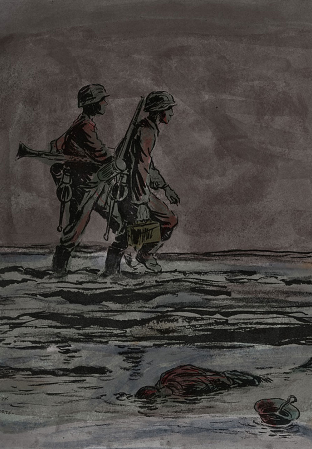 River Crossing Poster