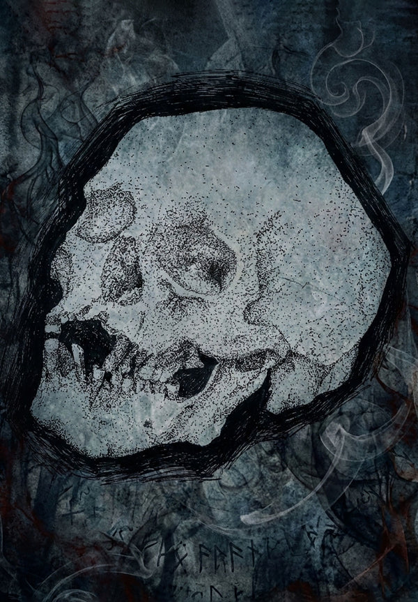 Dimentional Skull Poster