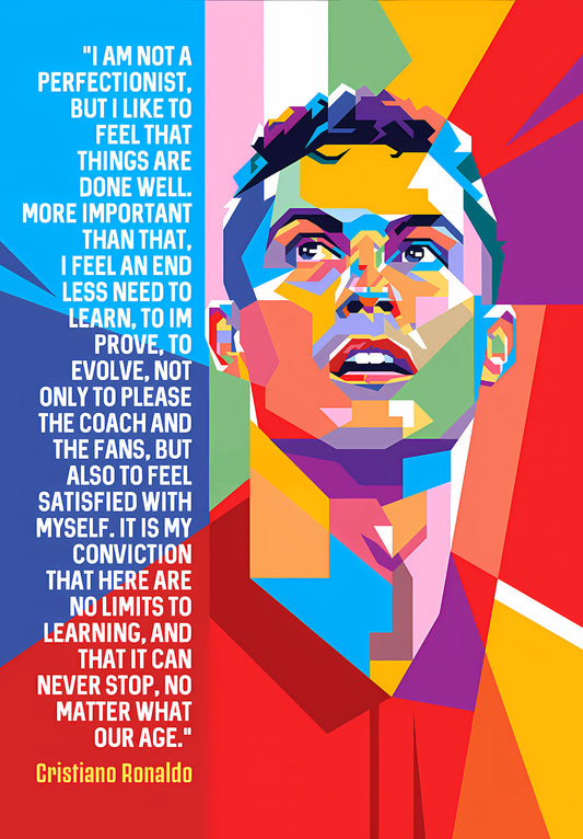 Ronaldo Football Poster