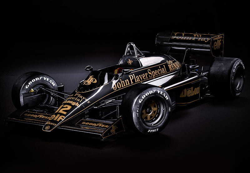 Formula 1 car metal poster design 01 on stainless steel by Chromaplate