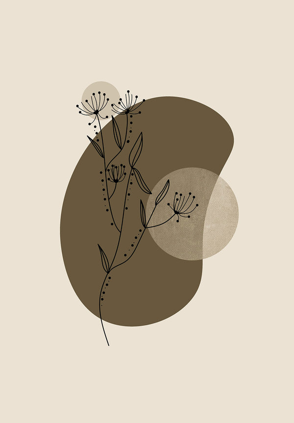 Modern Rocks and Lines Poster