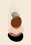 Modern Rocks and Lines Poster