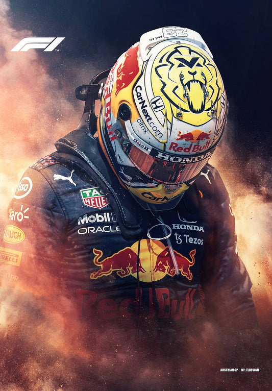Max Verstappen F1 Poster