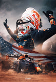 Max Verstappen F1 Poster