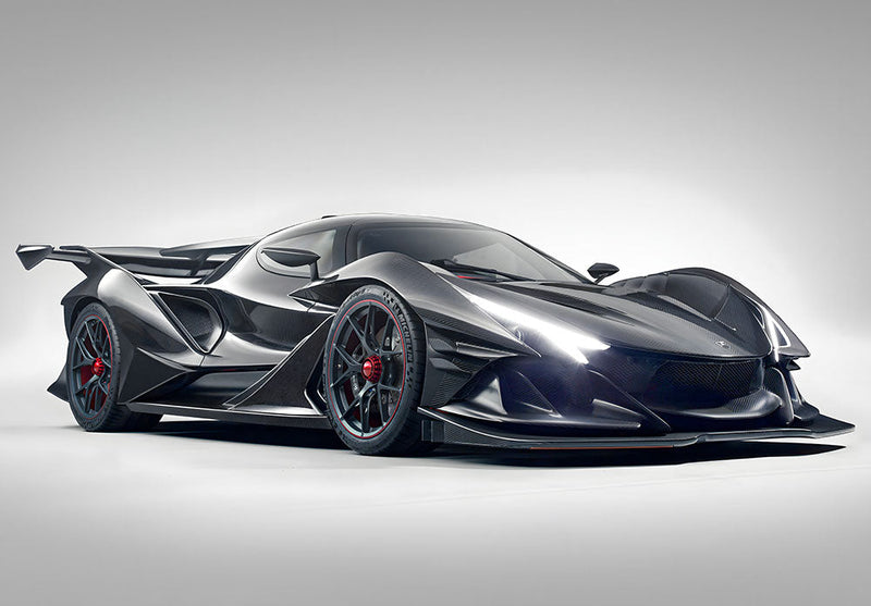 Apollo Intensa Emozione car metal poster on stainless steel by Chromaplate