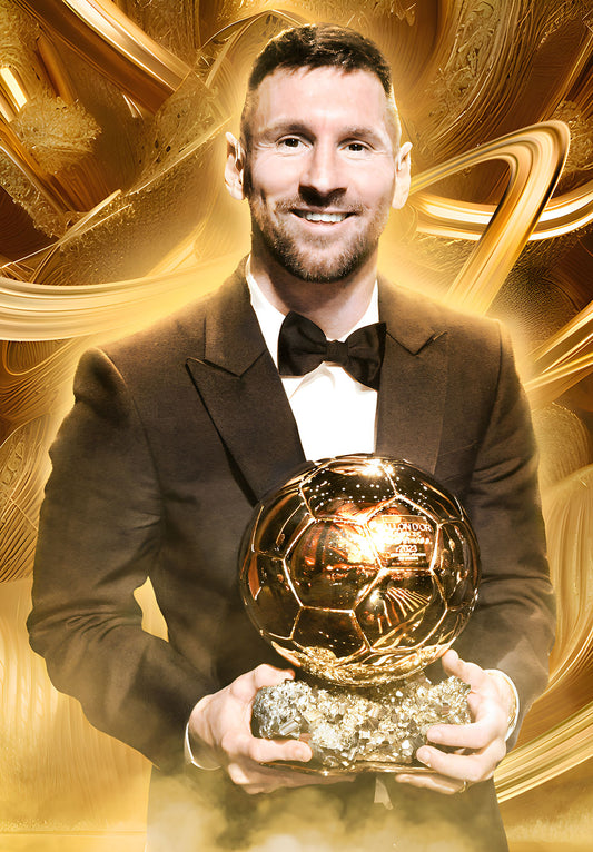 Messi Football Poster