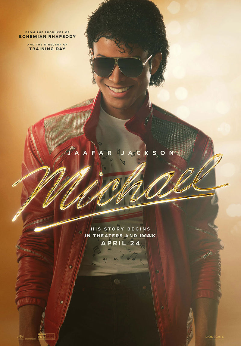 Michael Jackson movie metal poster design 02 on stainless steel by Chromaplate